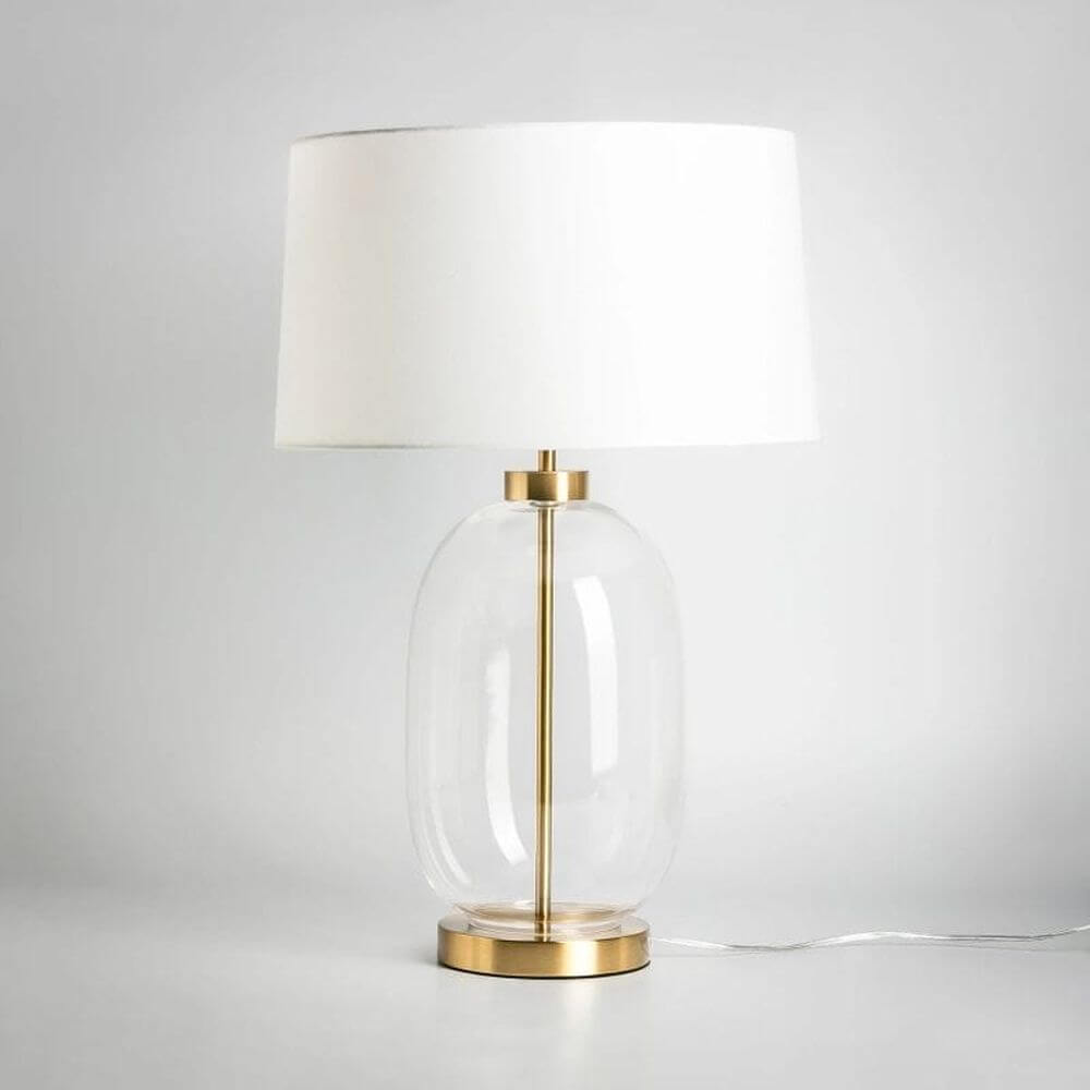 Zuma Line Vaze Tischlampe 1x40 W weiß-gold T4108-WH+CL