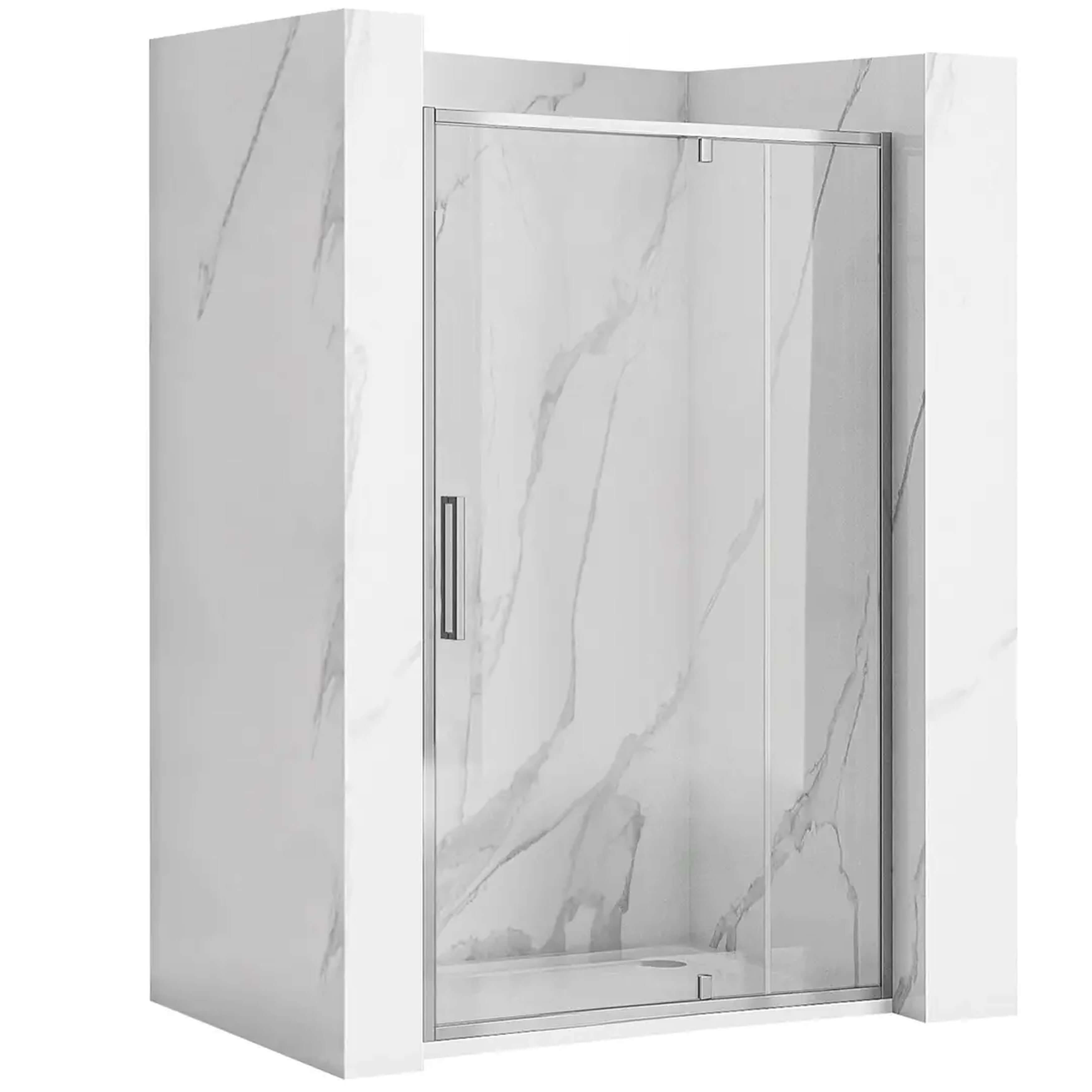 Rea Rapid Swing Duschtüren 120 cm aufklappbar chrom Glanz/durchsichtiges Glas REA-K5456
