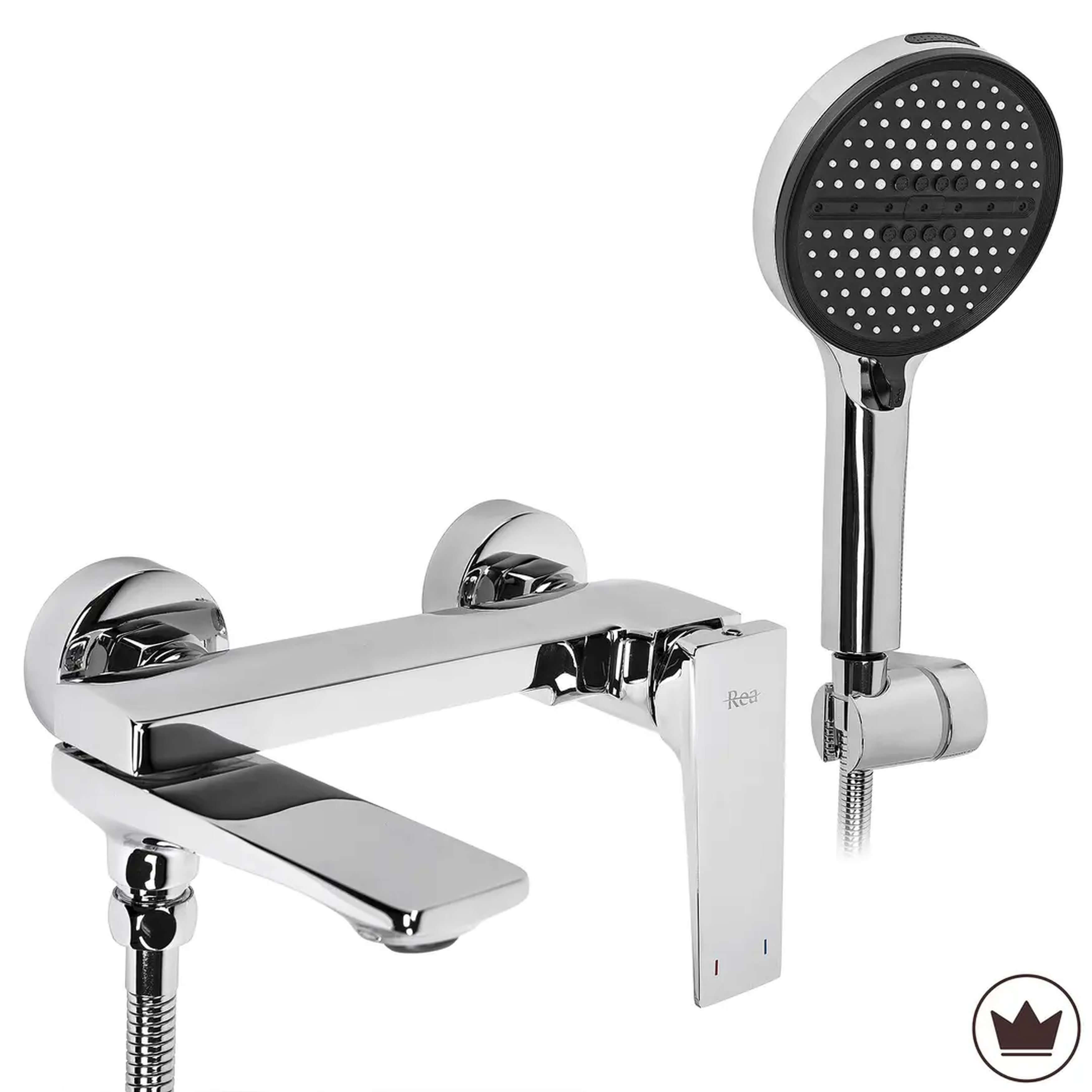 Rea Prime Badewannen- und Duscharmatur Wandmontage chrom REA-B6749