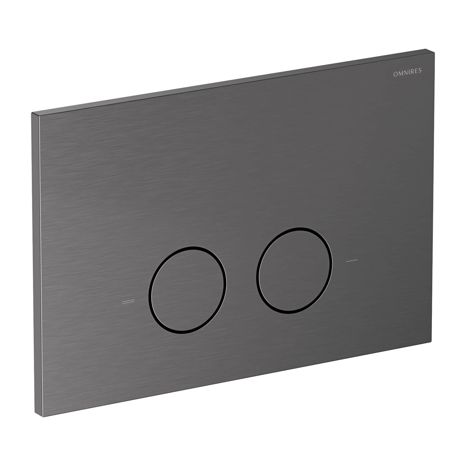 Omnires Steel-R45 Betätigungsplatte für Toilette || ST45PS1AT