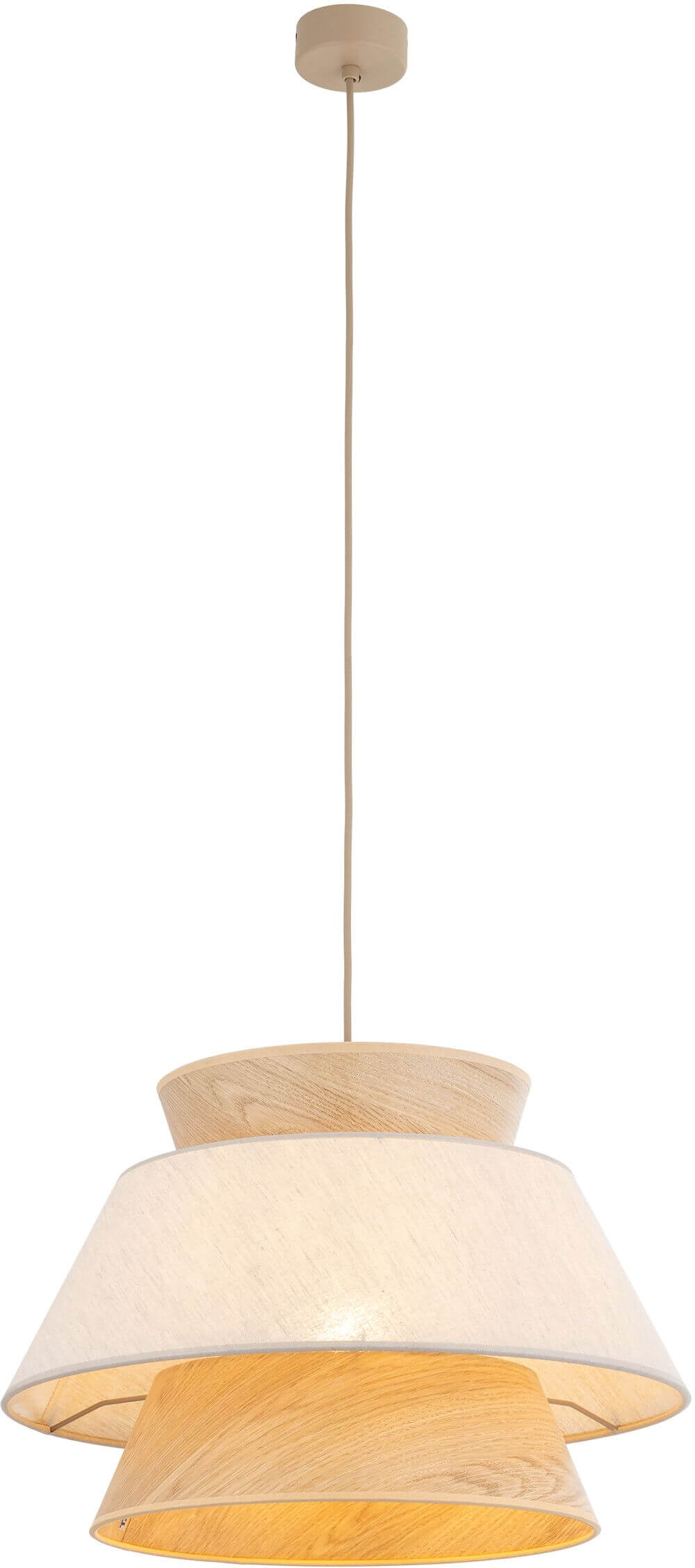 TK Lighting Kalum Pendelleuchte 1x15 W beige 11782