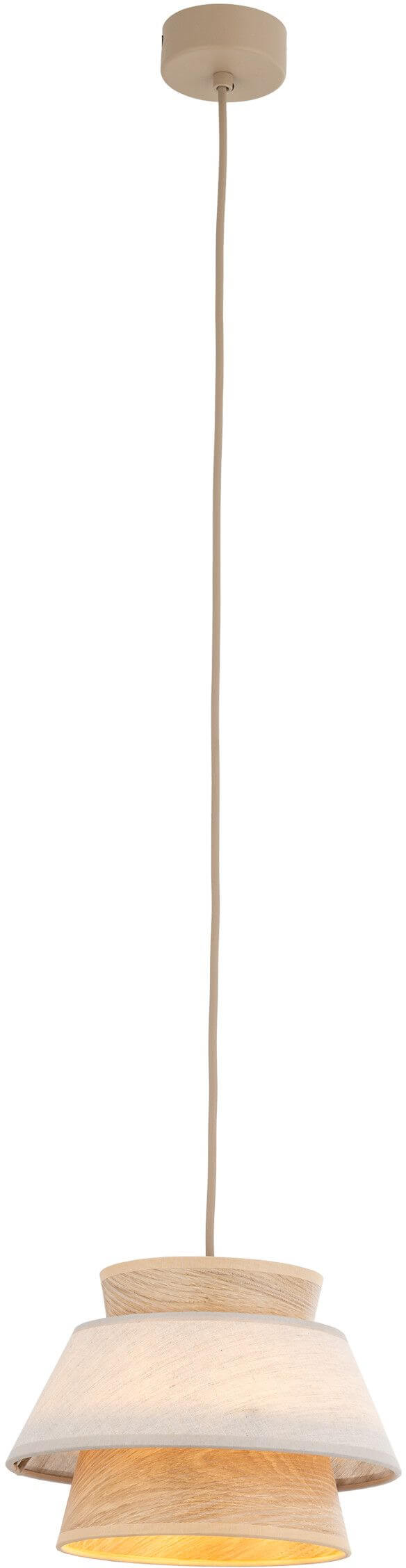 TK Lighting Kalum Pendelleuchte 1x15 W beige 11781