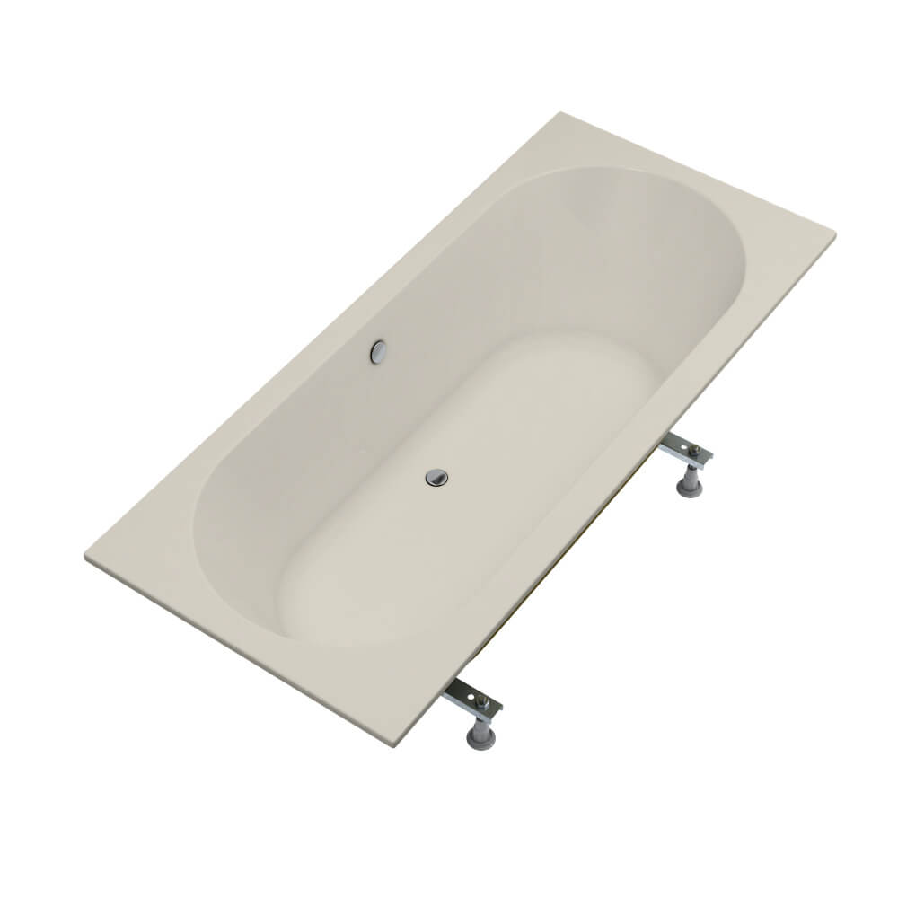 Schedline Celestia Cashmere Mat Rechteckige Badewanne 170x75 cm 3WSP.C1P-17075/PK/MG