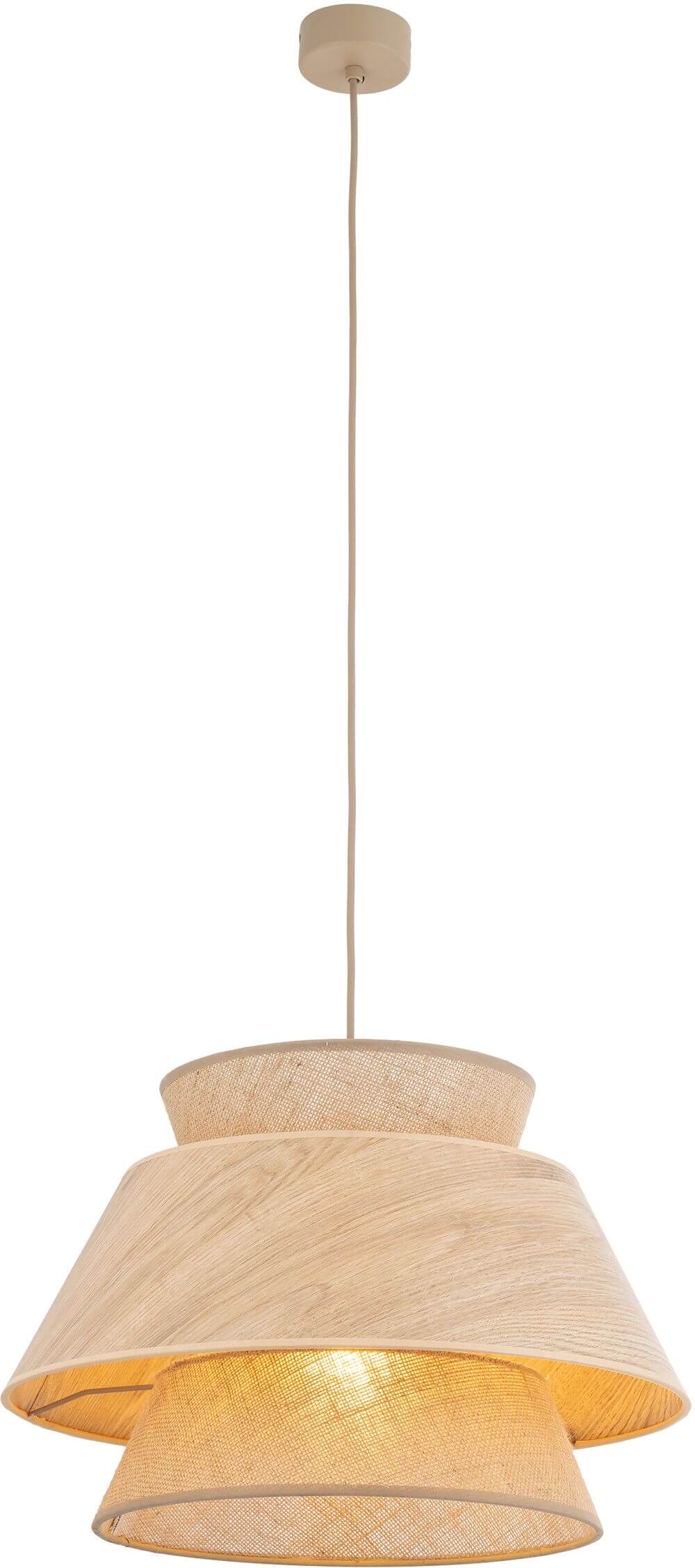 TK Lighting Kalum Pendelleuchte 1x15 W beige 11784