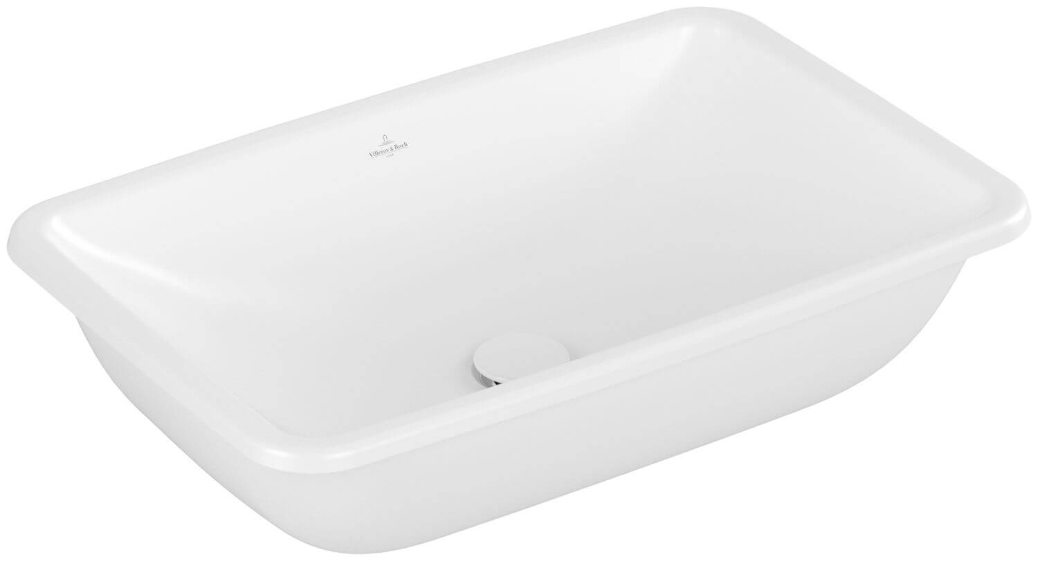Villeroy & Boch Loop & Friends Waschbecken 61.5x38 cm rechteckig Unterbauwaschbecken weiß matte 4A5801RW