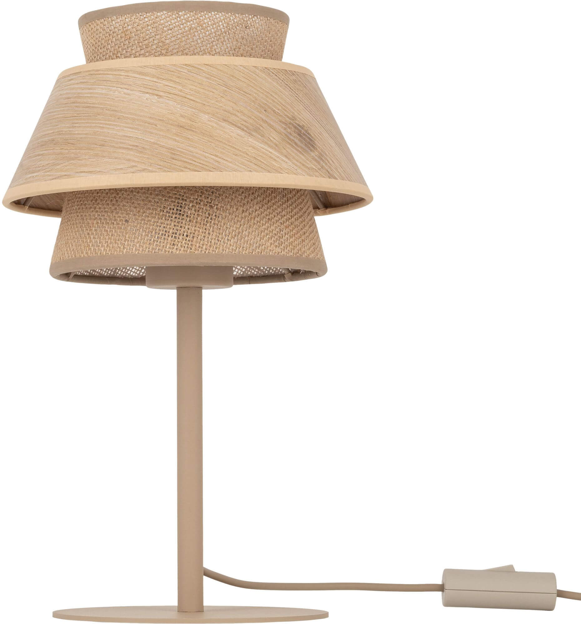 TK Lighting Kalum Tischlampe 1x15 W braun 16224