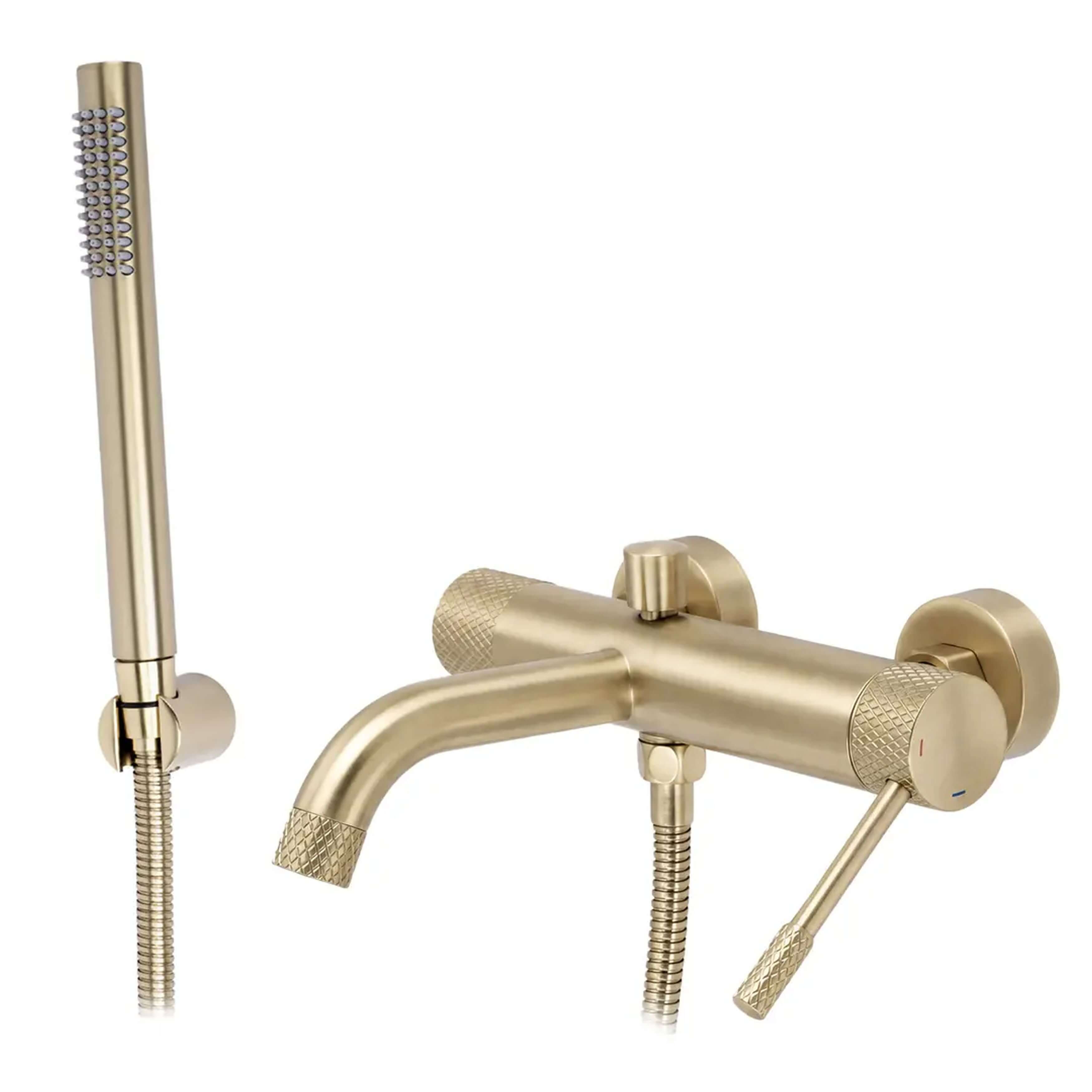 Rea Venti Badewannen- und Duscharmatur Wandmontage gold REA-B9798