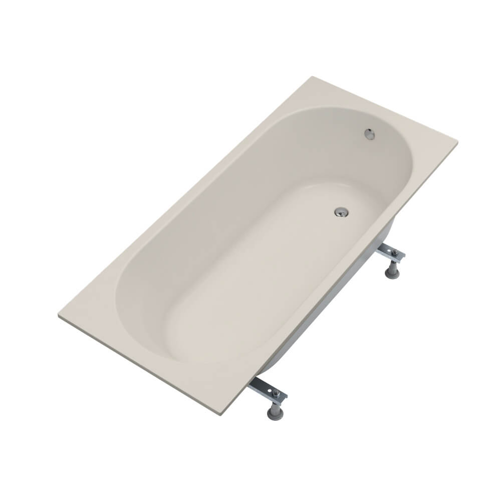 Schedline Solia Cashmere Mat Rechteckige Badewanne 170x75 cm 3WST.S1P-17075/PK/MG