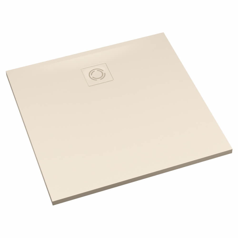 Schedline Magnific Cashmere Stone Quadratische Duschwanne 90x90 cm beige 3SP.M1K-9090/PK/MG-M9/PK/MG