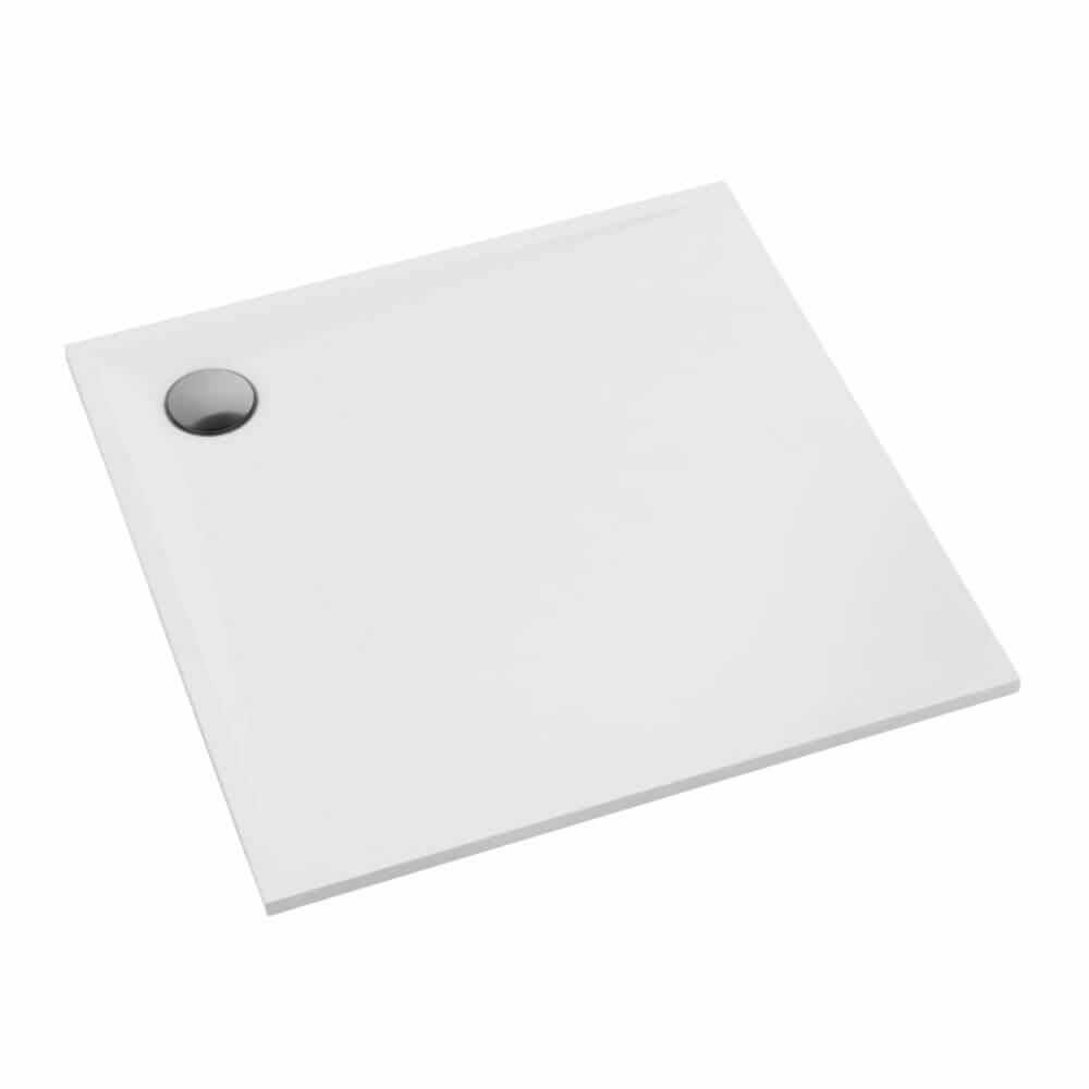Schedline Libra White Mat Quadratische Duschwanne 90x90 cm weiß 3SP.L1K-9090/B/MG