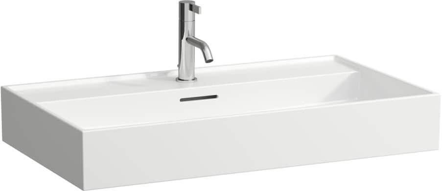 Laufen Kartell Waschbecken 80x46 cm rechteckig Klassisch weiß glanz H8163360001041