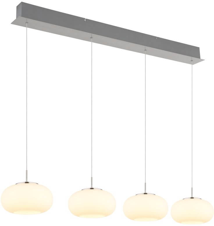 Globo Lighting Pendelleuchte 4x24 W nickel 15744-4HN
