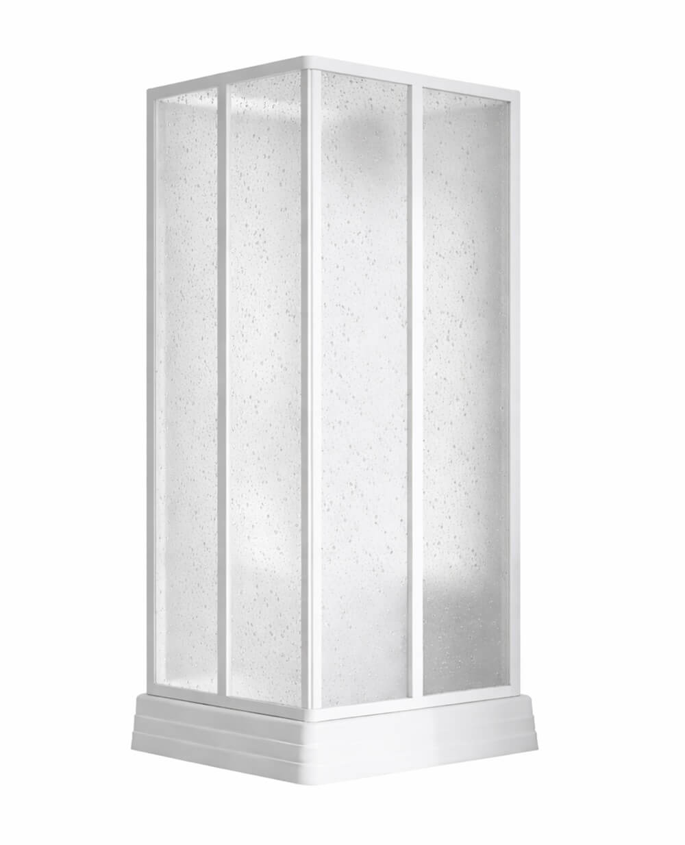 Ravak Supernova Duschkabinen-Set mit Duschwanne 90x90 cm quadratisch weiß Glanz/Polystyrol 8267711211