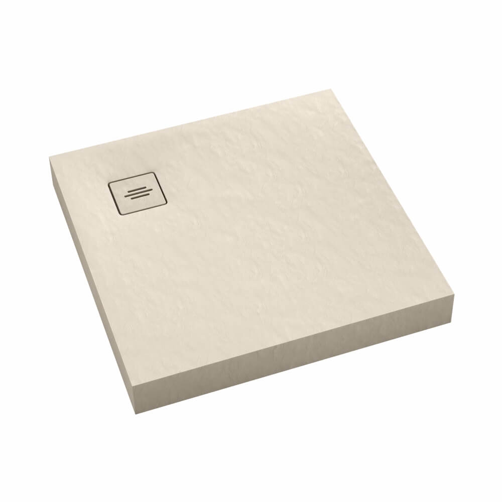 Schedline NonLimits Cashmere Stone Quadratische Duschwanne 80x80 cm grau 3ST.N1K-8080/PK/ST-M1/PK/ST