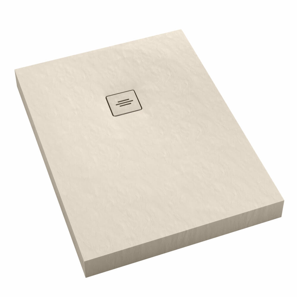 Schedline NonLimits Cashmere Stone Rechteckige Duschwanne 100x70 cm beige 3ST.N1P-70100/PK/ST-M1/PK/ST