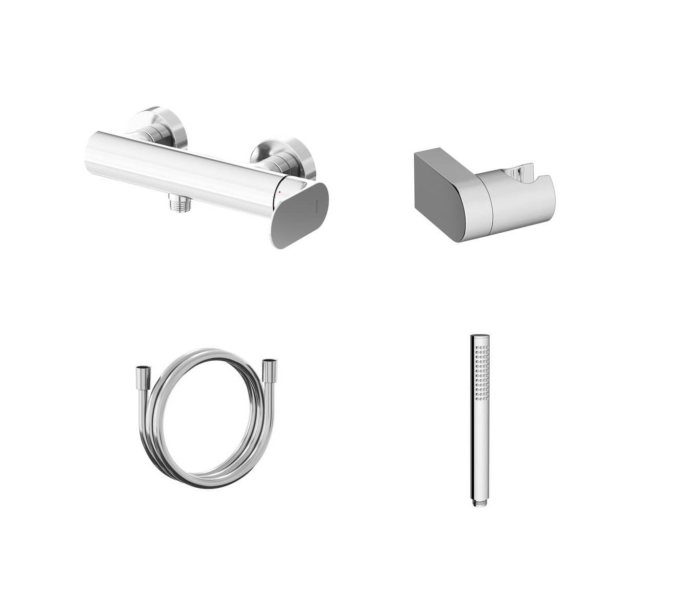 Ravak Eleganta Duscharmatur Wandmontage chrom X07S138