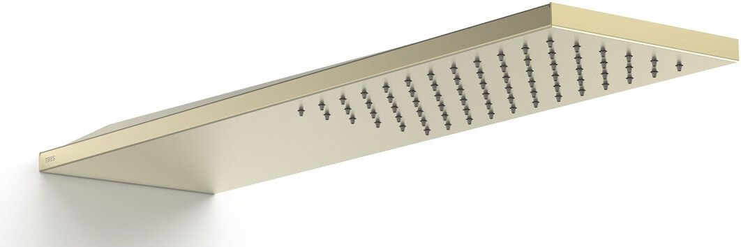 Tres Selection Kopfbrause 55x16 cm rechteckig gold 29990303CA