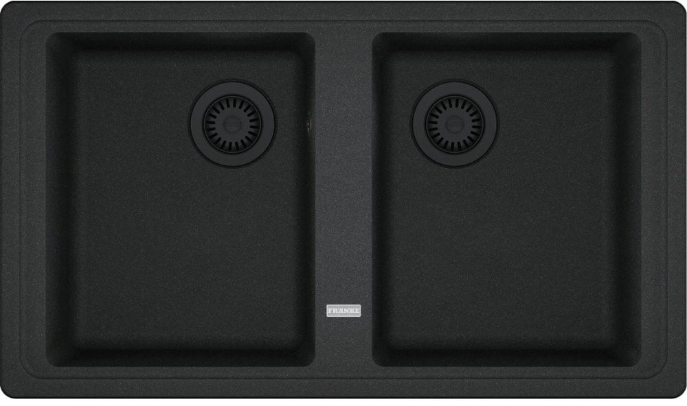 Franke Basis Granitspüle 86x50 cm grau/graphit/onyx 114.0741.179