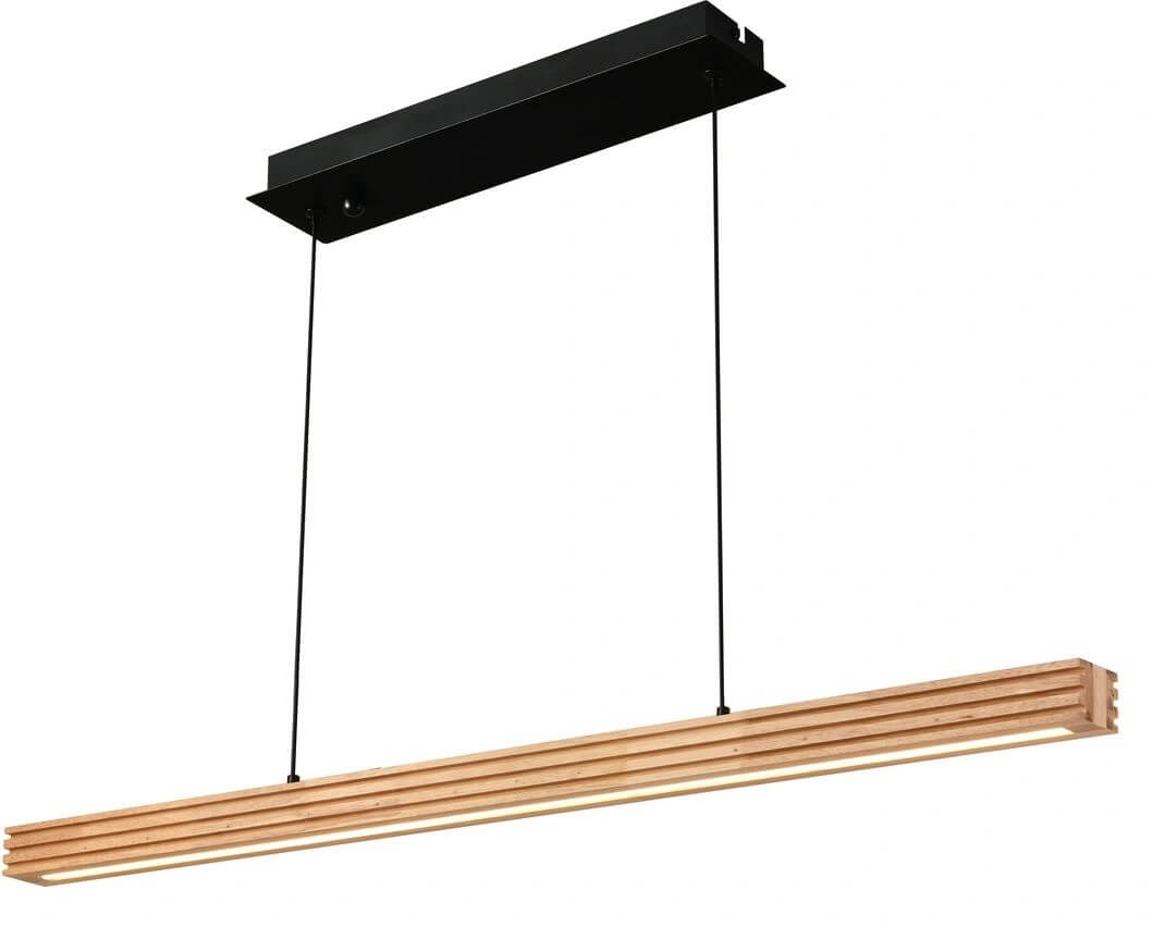 Altavola Design Hotaka Pendelleuchte 1x25 W schwarz-holz LA089/PR_120_3k_wood