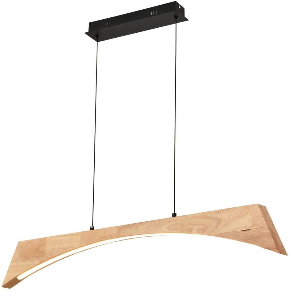 Altavola Design Hotaka Pendelleuchte 1x32 W schwarz-holz LA089/PR2_120_3k_wood