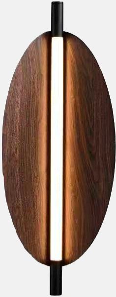 Altavola Design Nakama Wandleuchte 1x10 W schwarz-holz LA02/W_67
