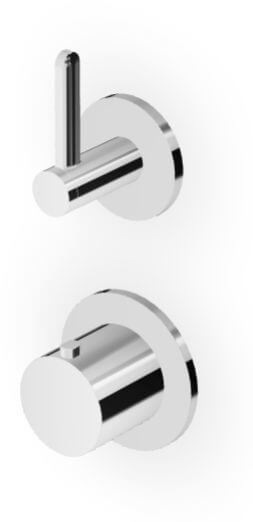 Zucchetti Isy22 Duscharmatur Unterputz mit Thermostat chrom ZIS3801