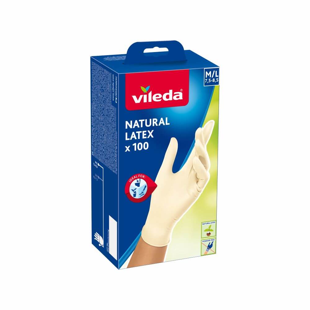 Vileda Natural latex Latexhandschuhe 179654