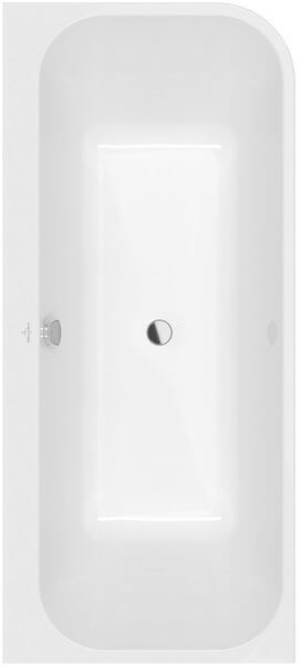 Villeroy & Boch Architectura Vorwand-Badewanne 180x80 cm rechteckig weiß UBA180ARE9CL00V-01