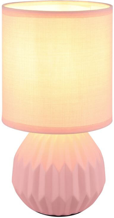 Globo Lighting Sylas Tischlampe 1x40 W rosa 21730P