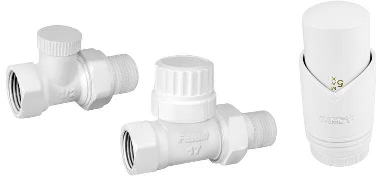 Ferro Thermostat-Set weiß ZTM30WH