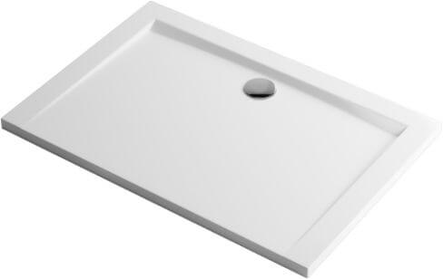 Excellent Forma Rechteckige Duschwanne 110x80 cm weiß BREX.FOR118WHN