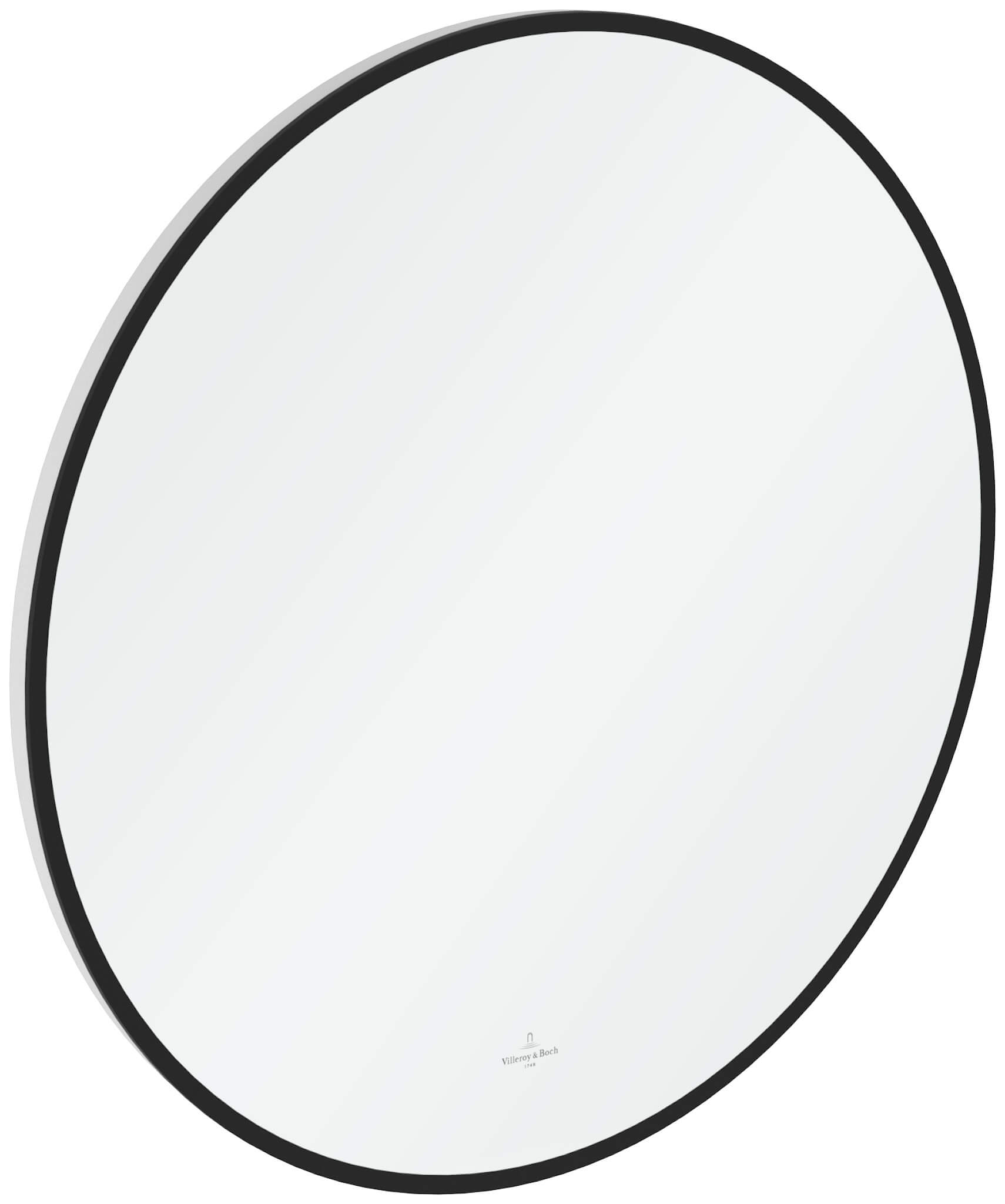 Villeroy & Boch Spiegel 60x60 cm rund mit Beleuchtung schwarz A4886000