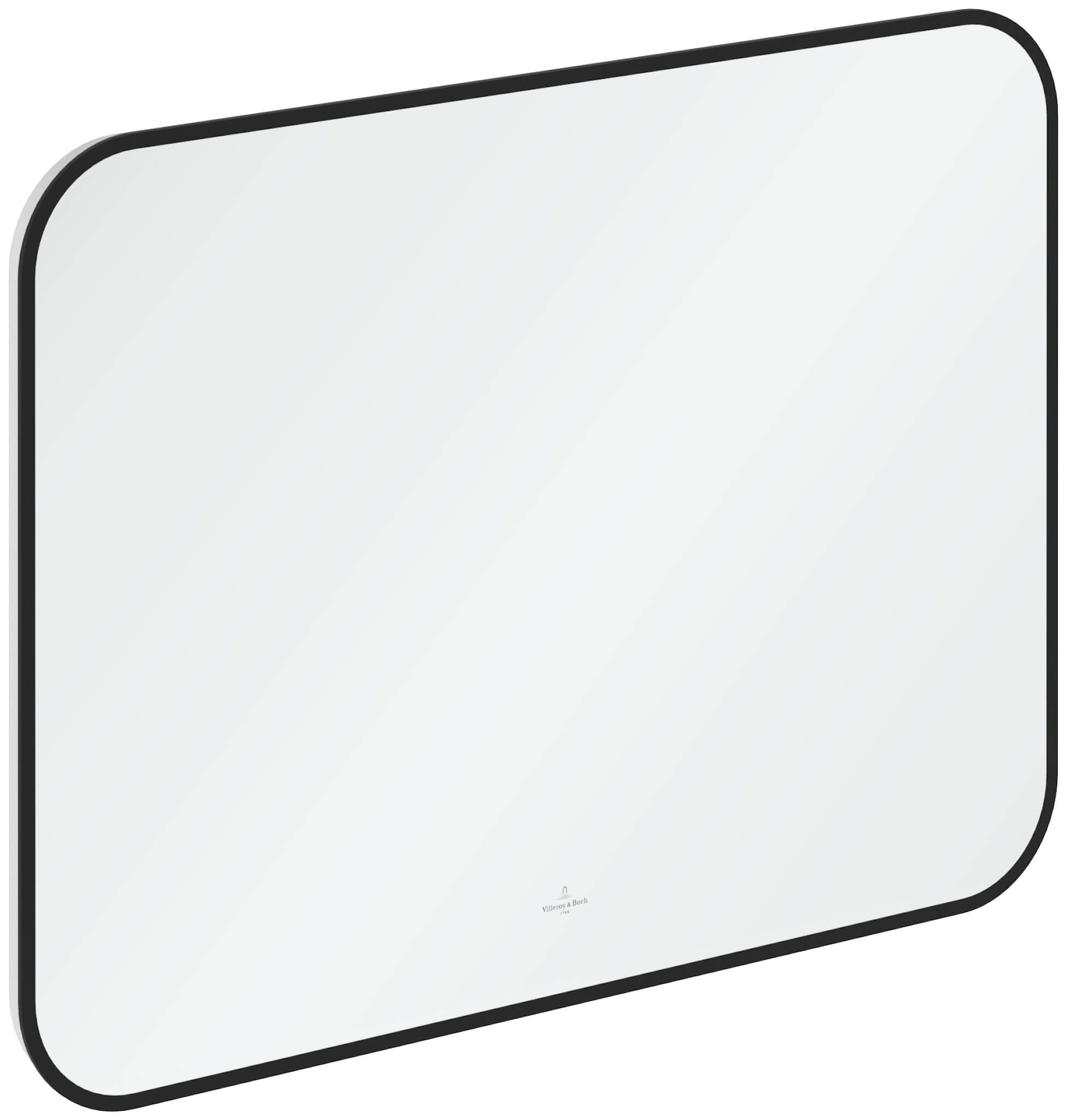 Villeroy & Boch Spiegel 80x60 cm rechteckig mit Beleuchtung schwarz A4908000