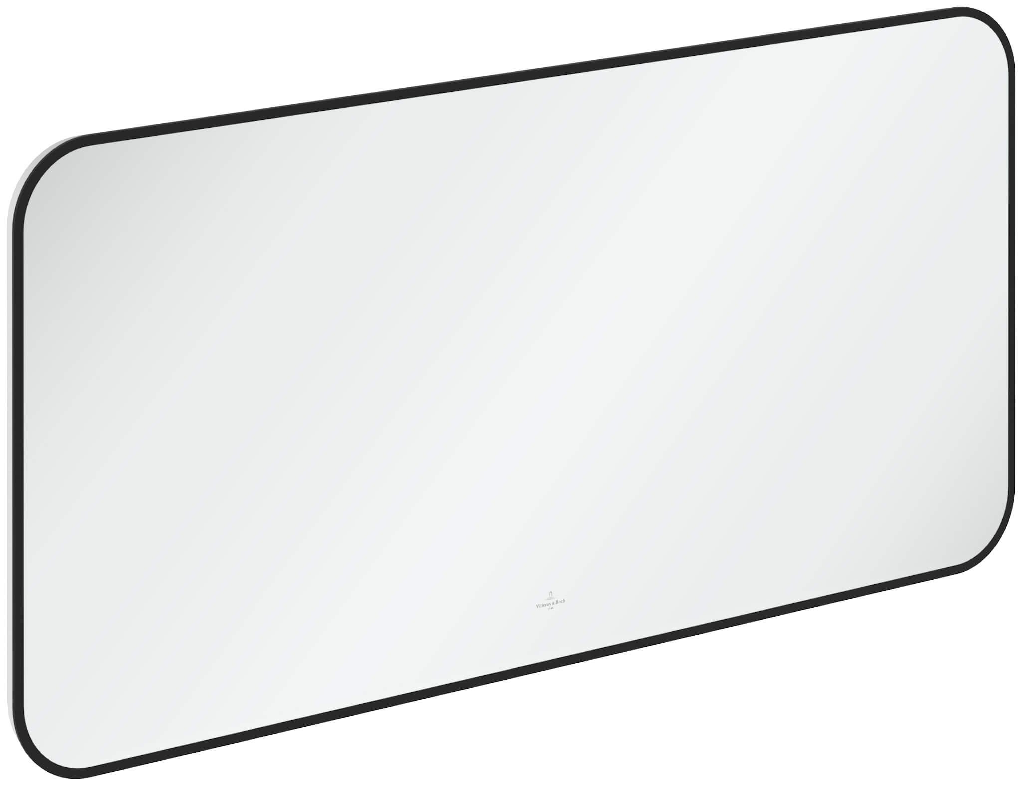 Villeroy & Boch Spiegel 120x60 cm rechteckig mit Beleuchtung schwarz A4901200