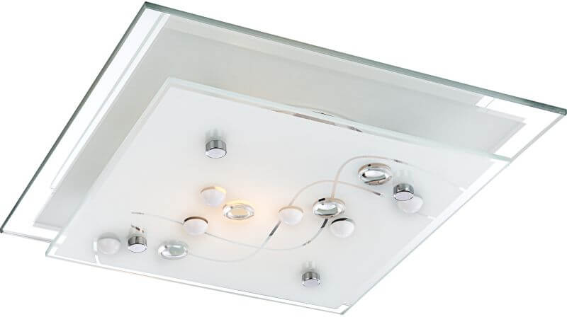 Globo Lighting Ballerina Decke 2x60 W weiß 48092