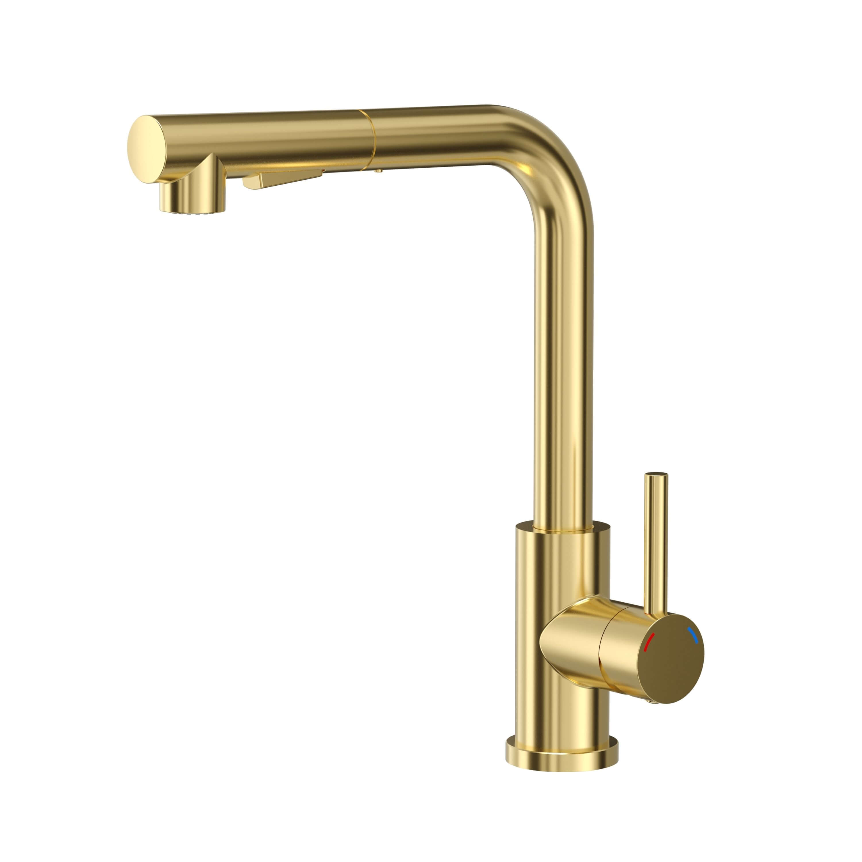 Quadron Nicki Küchenarmatur Stehend gold/altgold 3673503A_PVDG1
