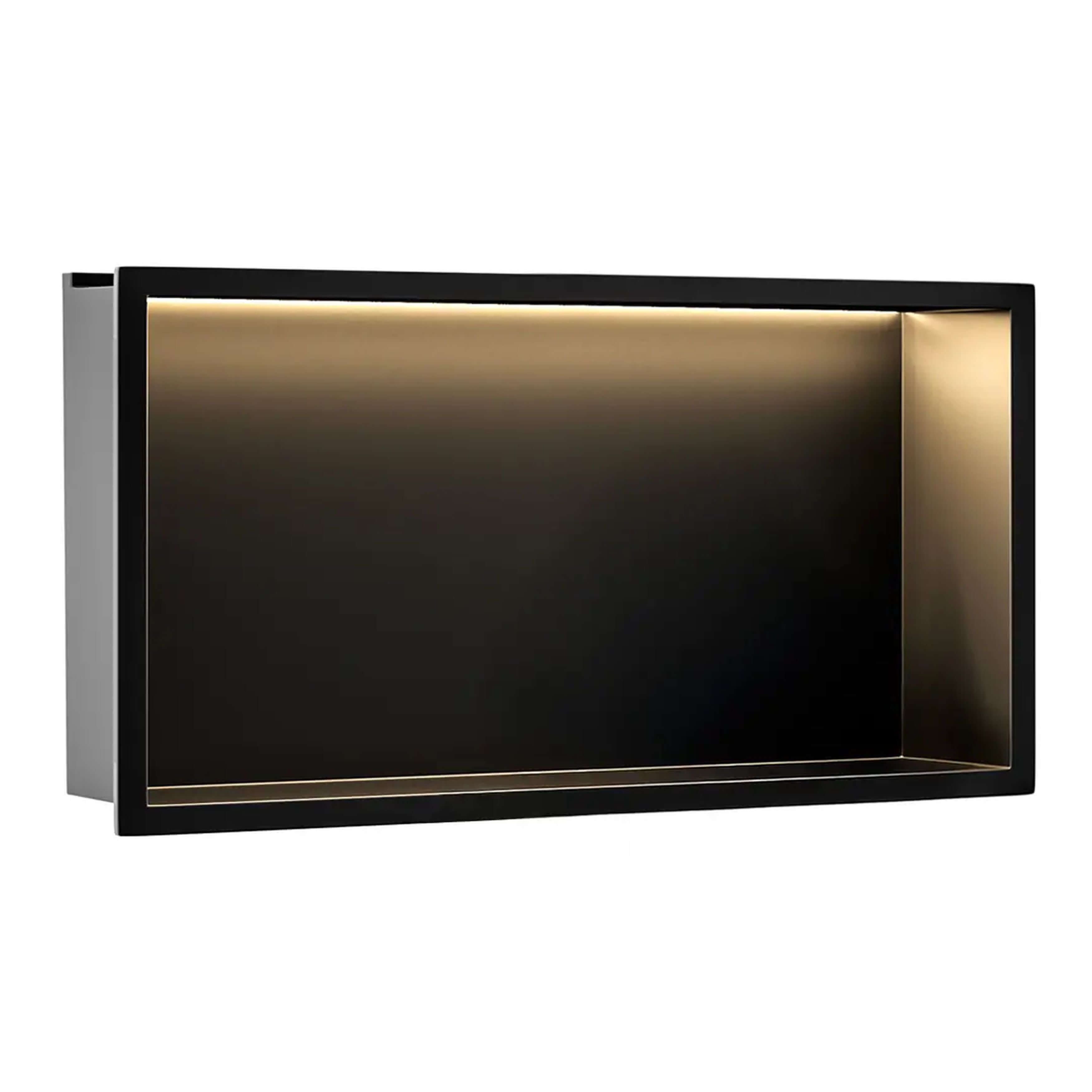 Rea Nischenregal 63 cm schwarz REA-08541