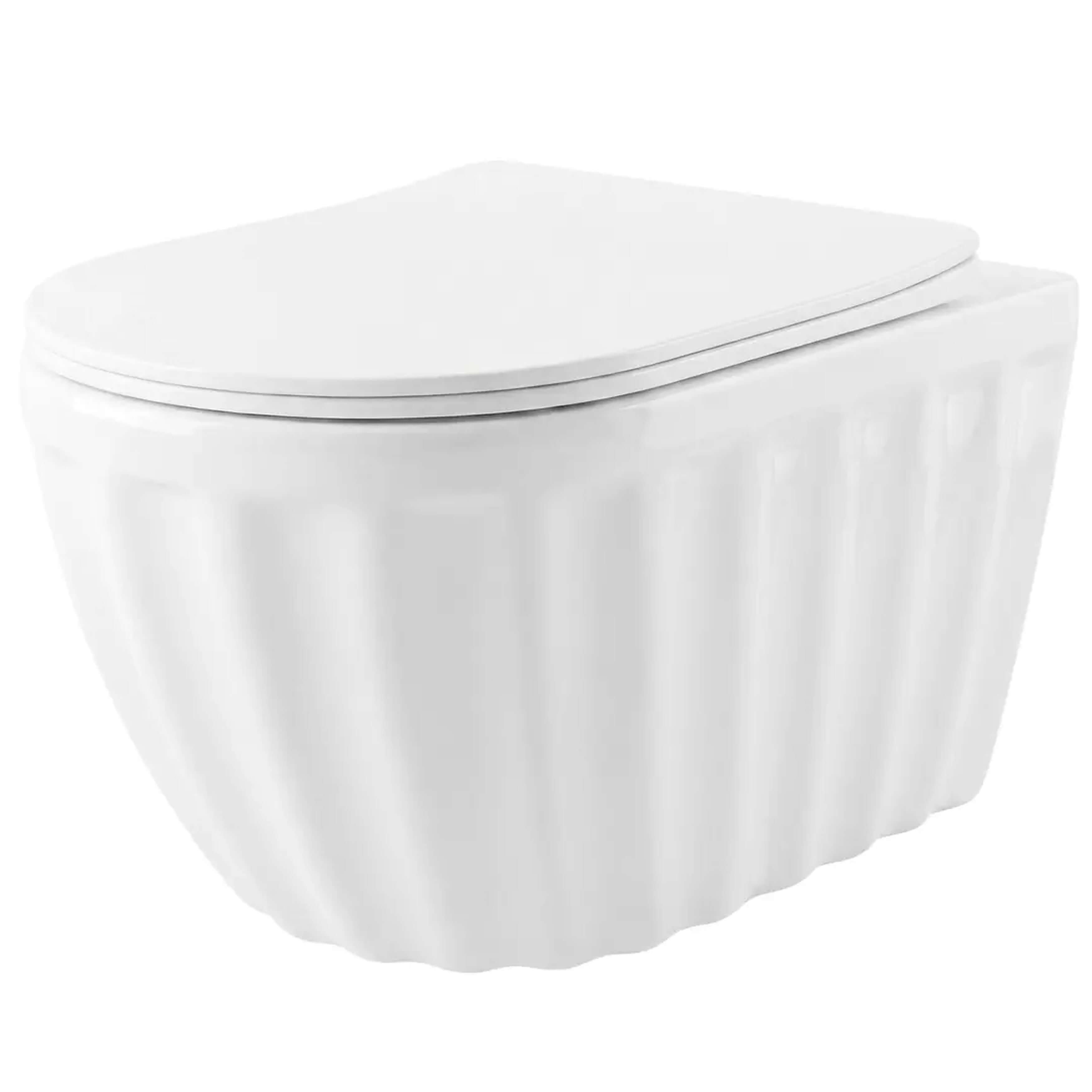 Rea Duo WC-Becken hängend weiß Glanz REA-C3005