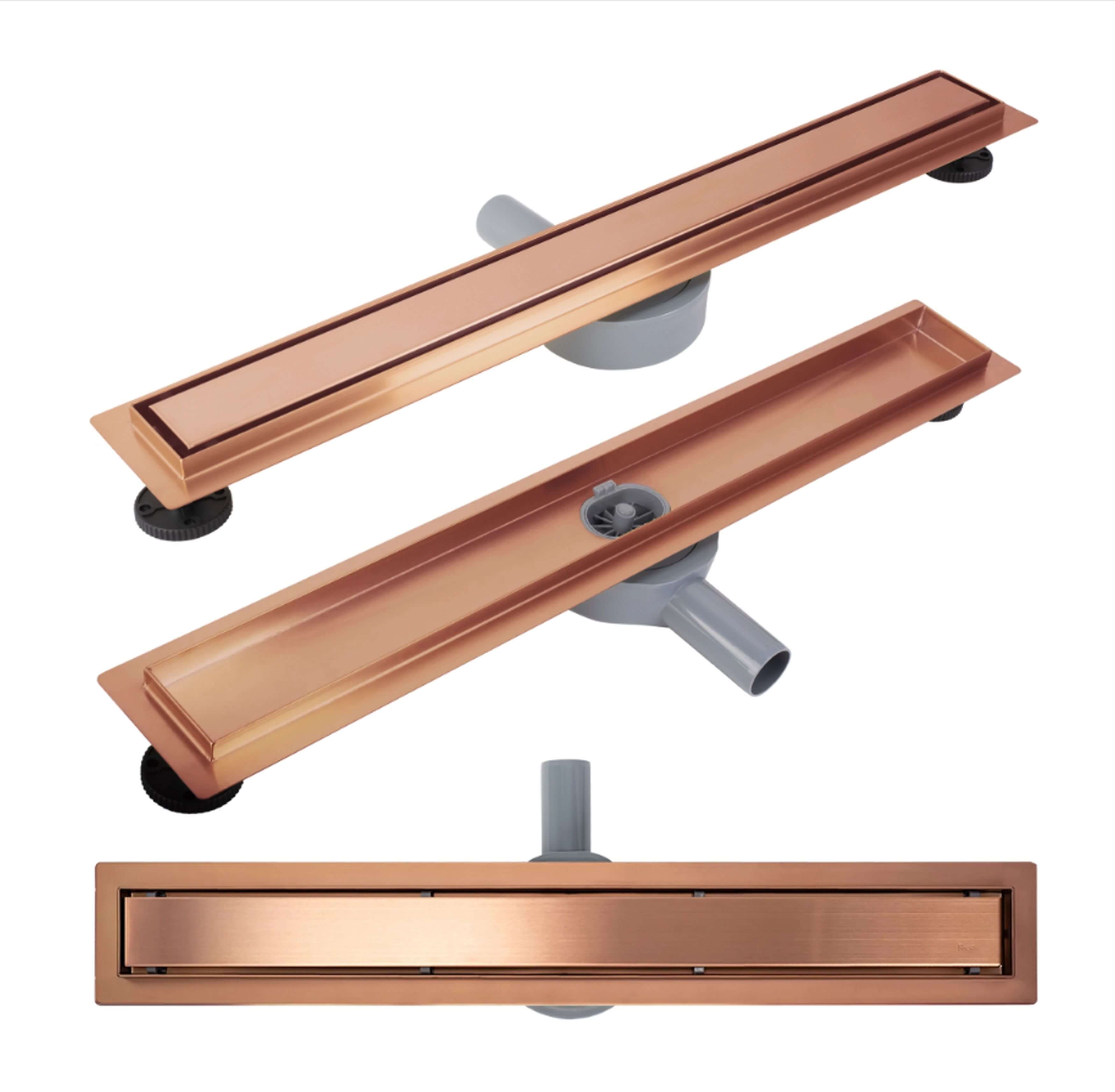 Rea Neox Linienablauf 90 cm kupferrot REA-G4803