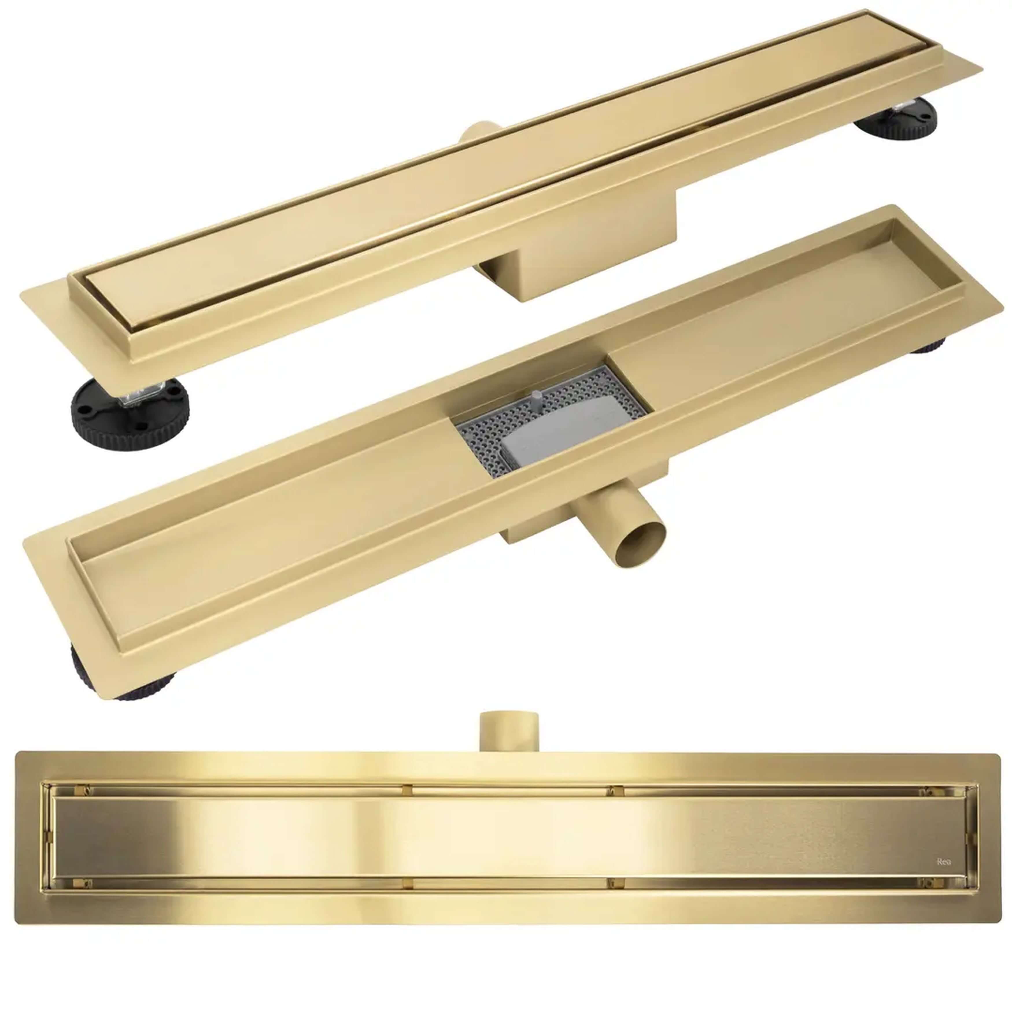 Rea Neox Linienablauf 60 cm gold REA-G4892