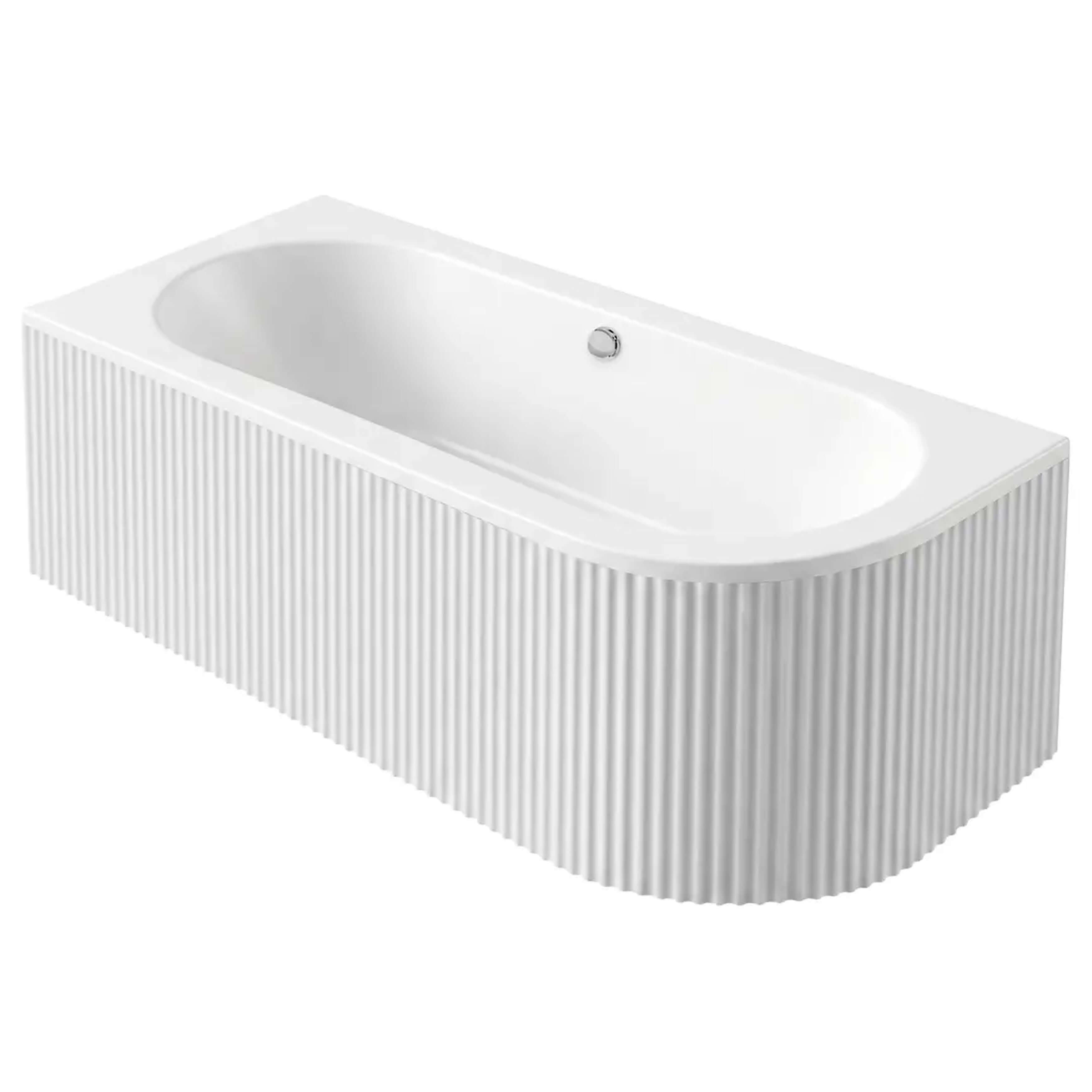 Rea Orion Eckbadewanne 169.5x75 cm weiß REA-W0073