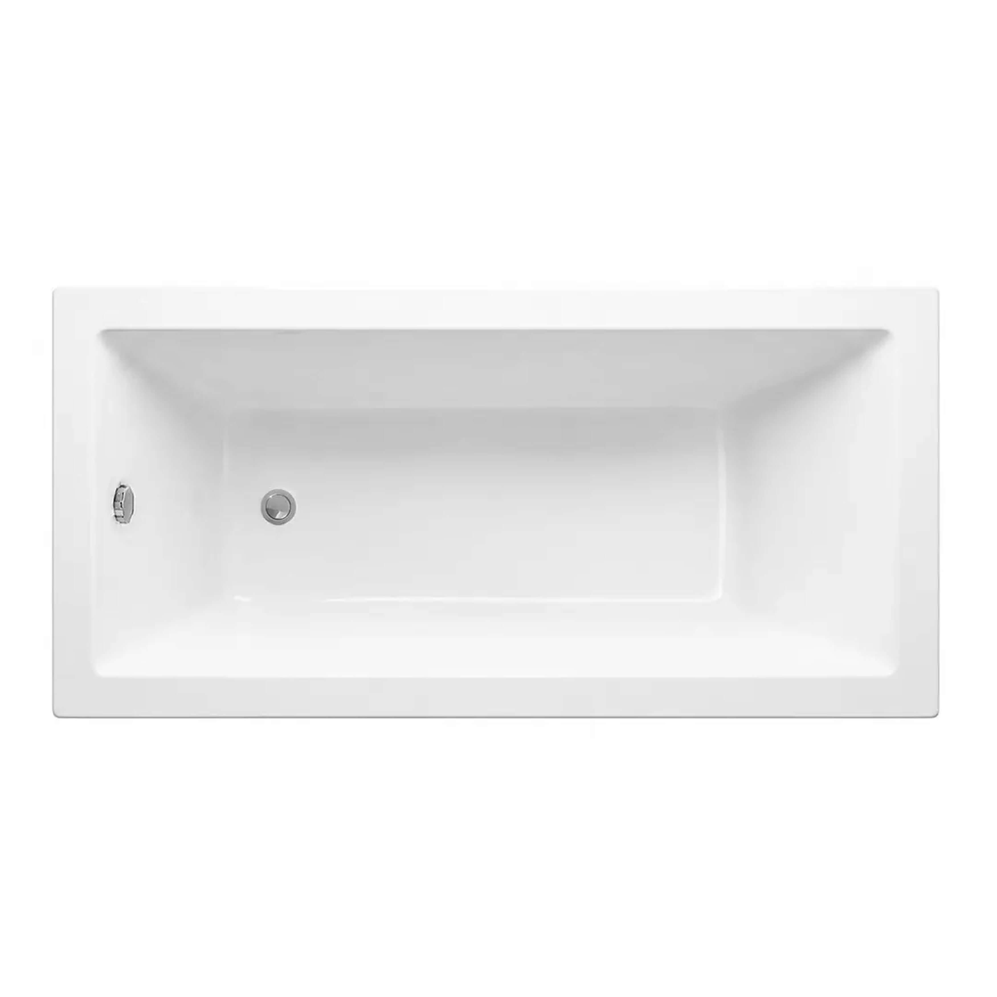 Rea Prima Rechteckige Badewanne 139.5x70 cm weiß REA-W0077