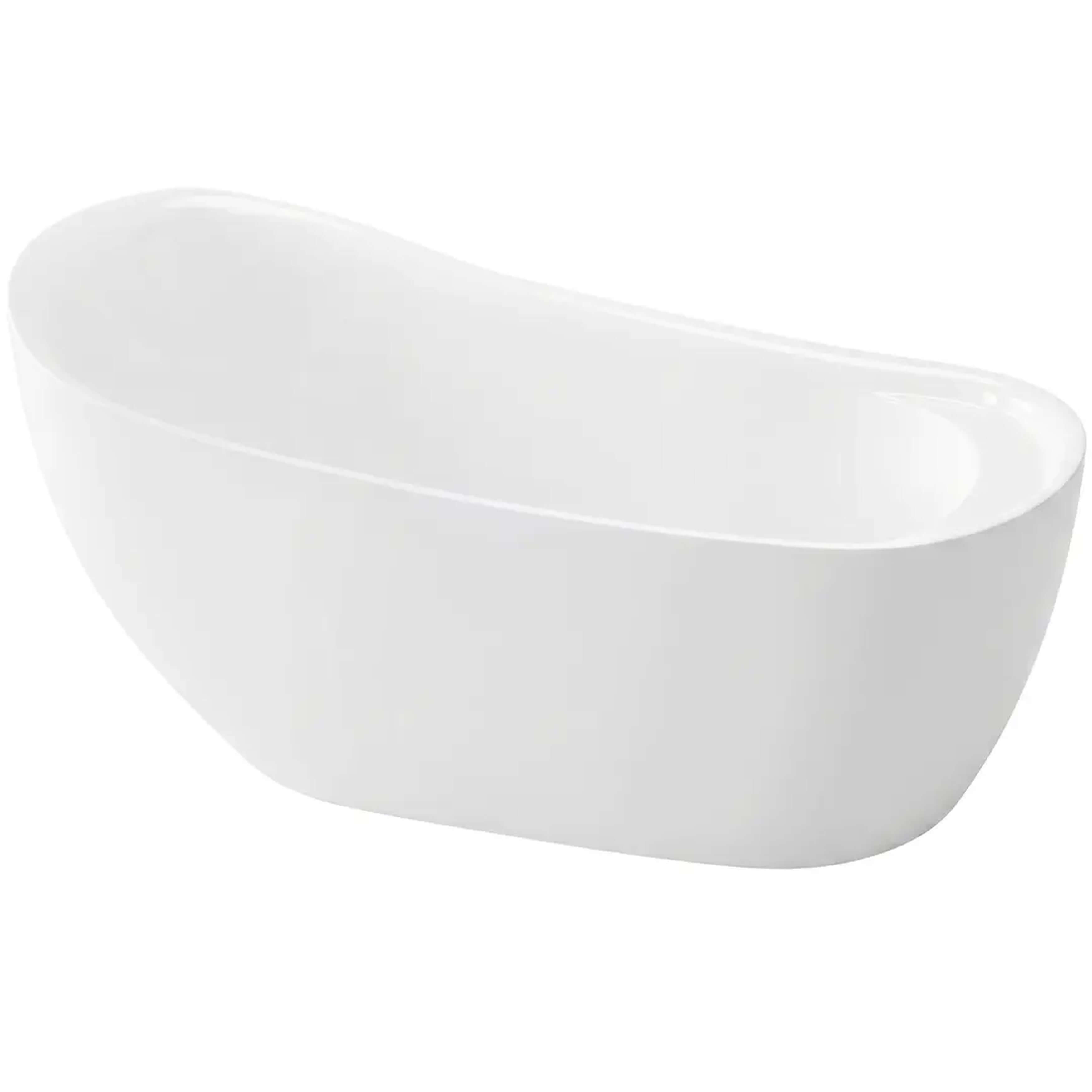 Rea Orte Freistehende Badewanne 181x78 cm oval weiß REA-W1861