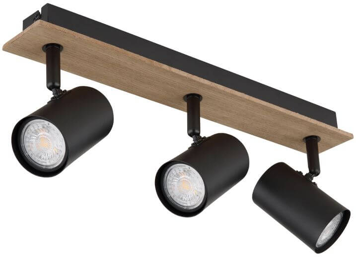 Globo Lighting Linca Deckenlampe 3x25 W schwarz 57905-3