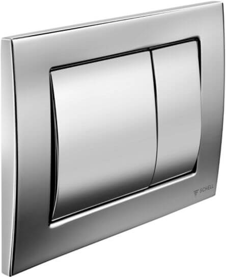 Schell Montus Betätigungsplatte für Toilette glänzender Chrom 031260699