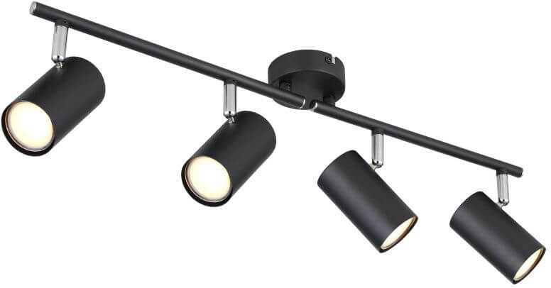 Globo Lighting Allvi Deckenlampe 4x25 W schwarz 57914-4