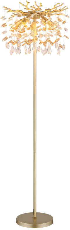 Globo Lighting Queena Stehlampe 5x40 W gold 64138SG