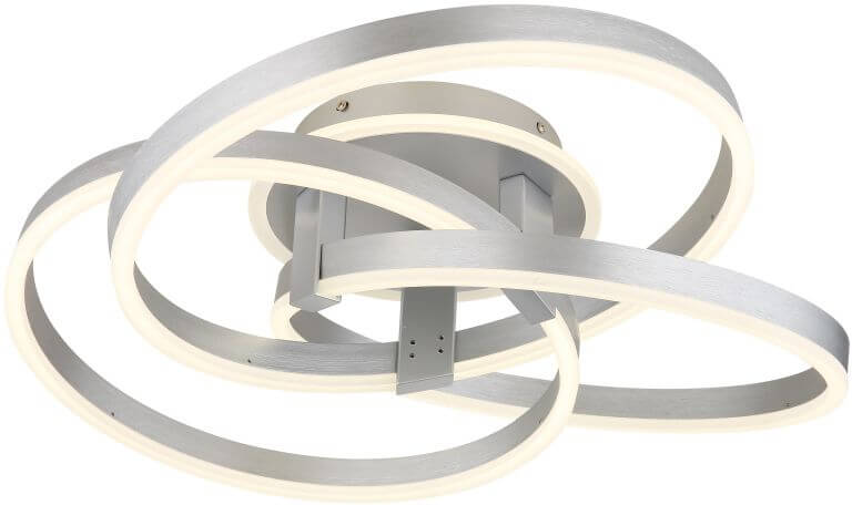 Globo Lighting Herwig Deckenlampe 1x56 W weiß 67163-56