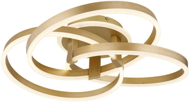 Globo Lighting Herwig Deckenlampe 1x56 W gold 67163-56G