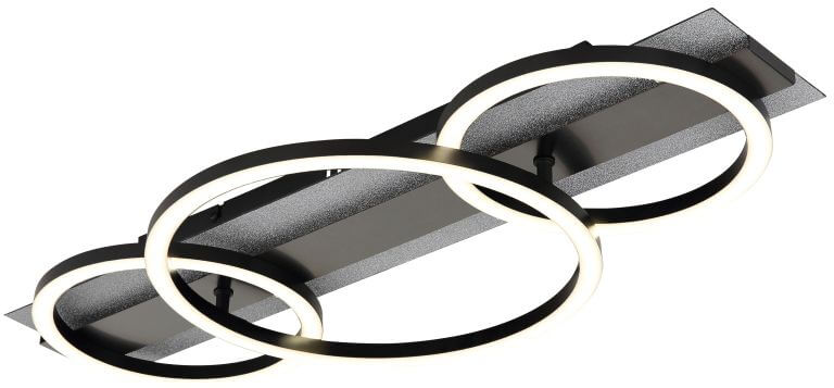 Globo Lighting Norberto Deckenlampe 1x30 W schwarz 67382-40